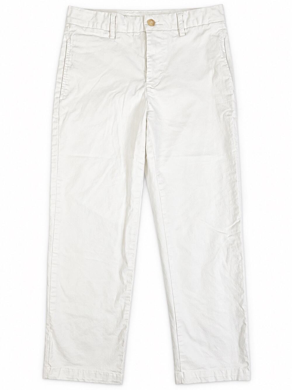 Polo Ralph Lauren Boys Size 10 White Chino Pants Classic Straight Leg Preppy